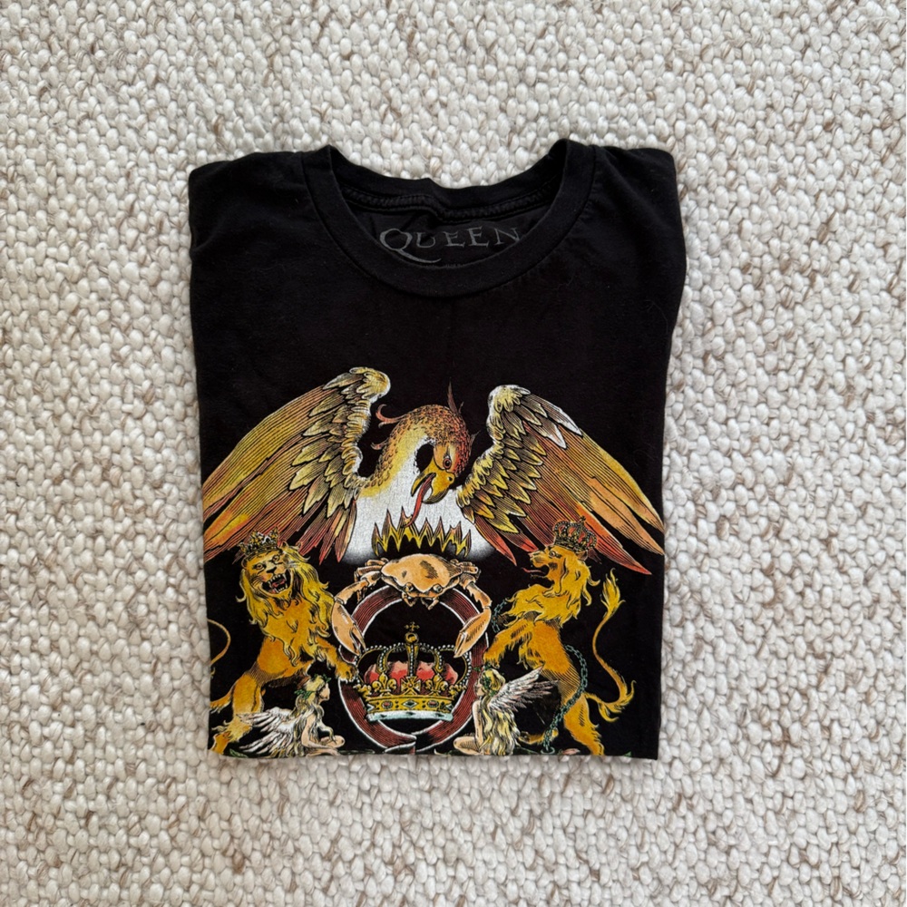 Target Black Graphic Tee with Multicolor Design